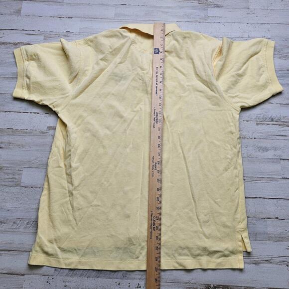 1999 US Open Pinehurst NO.2 Polo Golf Shirt Embroidered Logo Yellow LG Cotton - Picture 5 of 6
